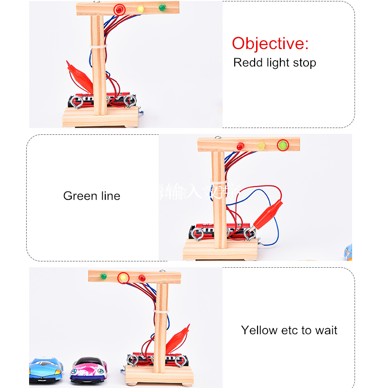 Mainan Rakit Lampu Lalu Lintas Elektrik DIY Untuk Edukasi Sains Anak