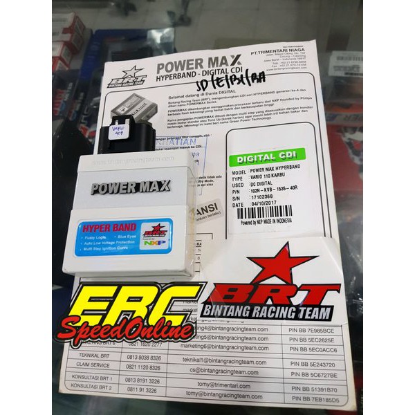 CDI BRT HYPERBAND VARIO 110 KARBU - VARIO 110 TECHNO