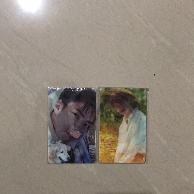 Nature Republic exo official lenticular card