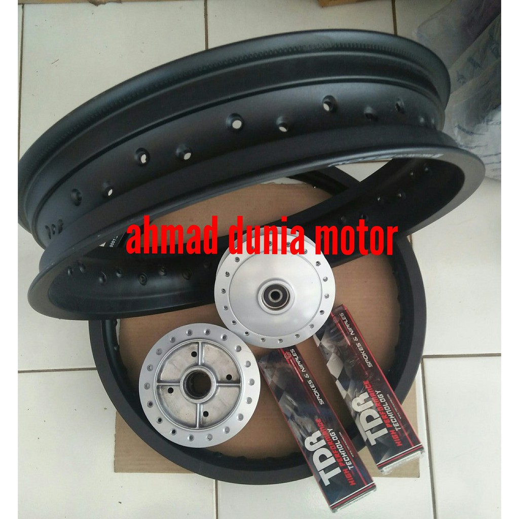 Paketan Velg Pelek Honda Astrea Grand Tapak Lebar Onderdil Top