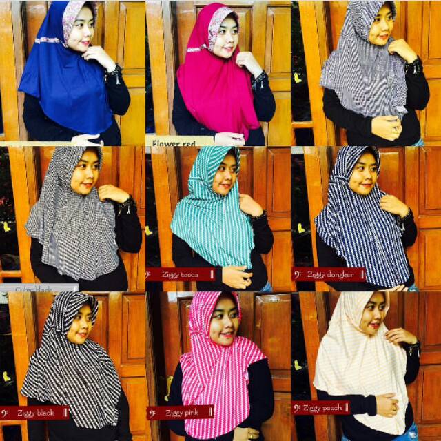 Jilbab serut motif/tebal serut jokowi