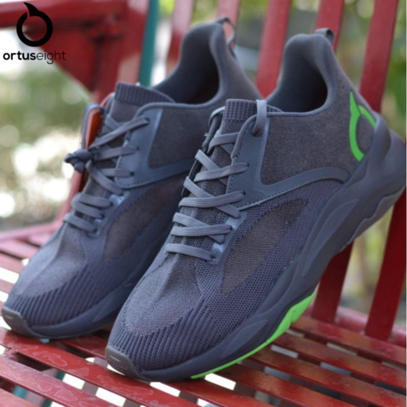 SEPATU RUNNING SNEKERS ORTUSEIGHT GENZO LAWN GREEN