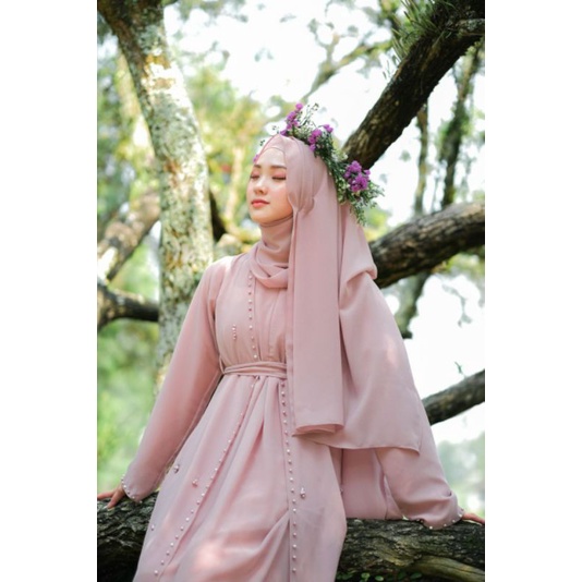 READY FREE KAOS KAKI PREMIUM SET & DRESS RUMELIA ABAYA KAZAMI STORE - DRESS ABAYA MURAH SYARI - GAMI