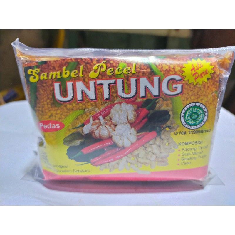 

Sambal Pecel Untung khas Pare-kediri