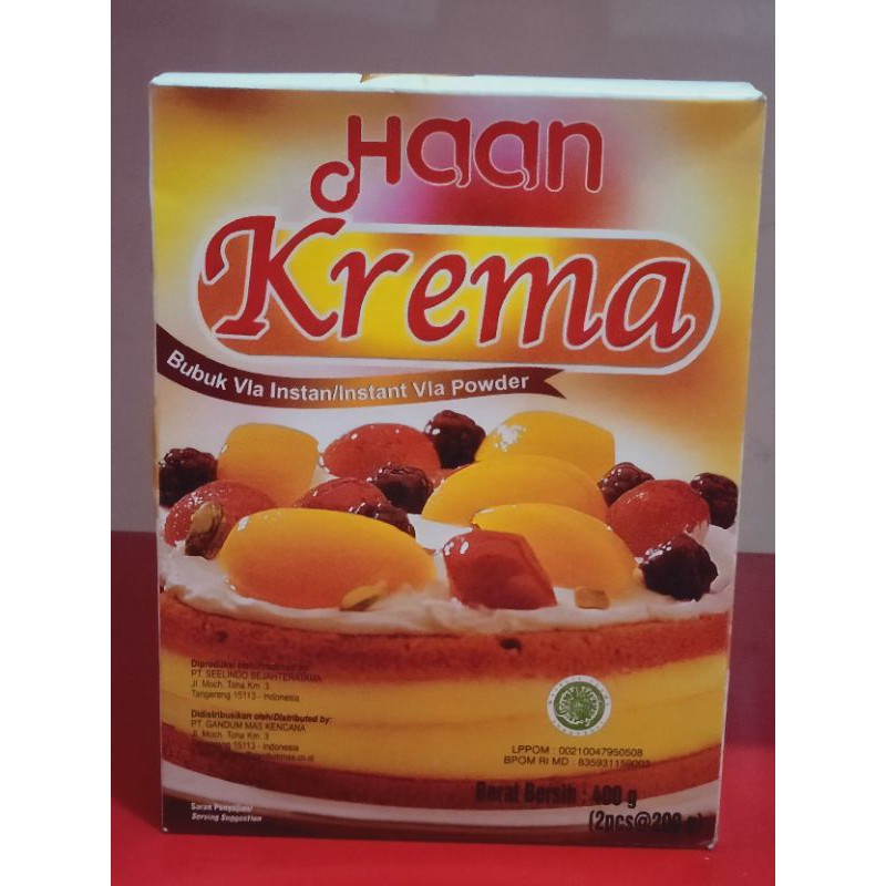 

Bubuk Vla Instan/Haan Krema - 400gr