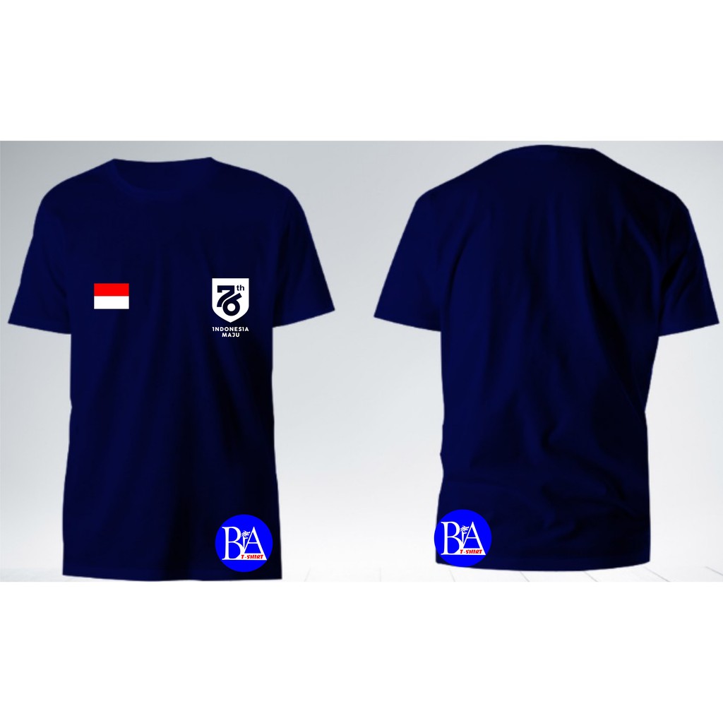 COD/KAOS LOGO INDONESIA MAJU BENDERA/KAOS EKSPRESI/KAOS HITS/KAOS TULISAN/KAOS MURAH/KAOS DISTRO