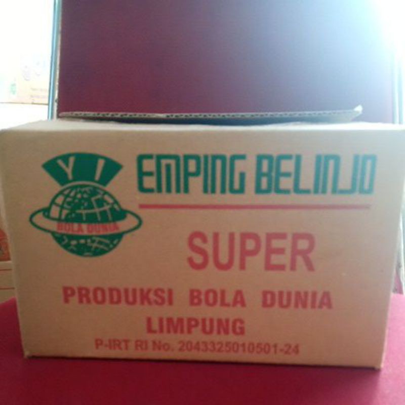 

Emping Melinjo super bola dunia box 1 kg