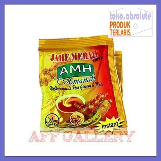 

6E64S6- Jahe Merah Amanah Super (+ Habbatussauda, Ginseng Dan Madu)|Instan 76Rdy-