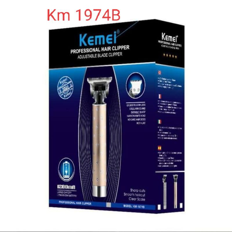 Mesin cukur rambut KEMEI km 1974B. Hair clipper