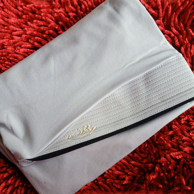 063 SYAR'I LIST ORI AREY HIJAB | JILBAB INSTAN KERUDUNG ORIGINAL-Abu muda