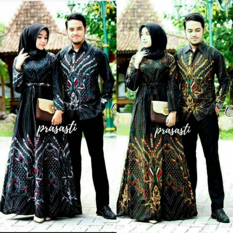 gamis batik Couple Ori Ndoro Jowi Garansi Termurah Shopee - BATIK MODERN SOLO