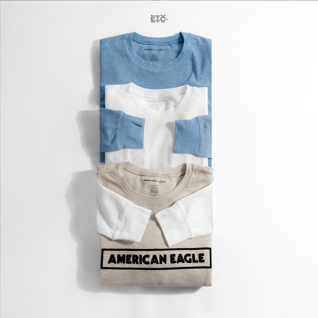 AMRICNEGL Waffle Longsleeve Box and Sleeve Logo