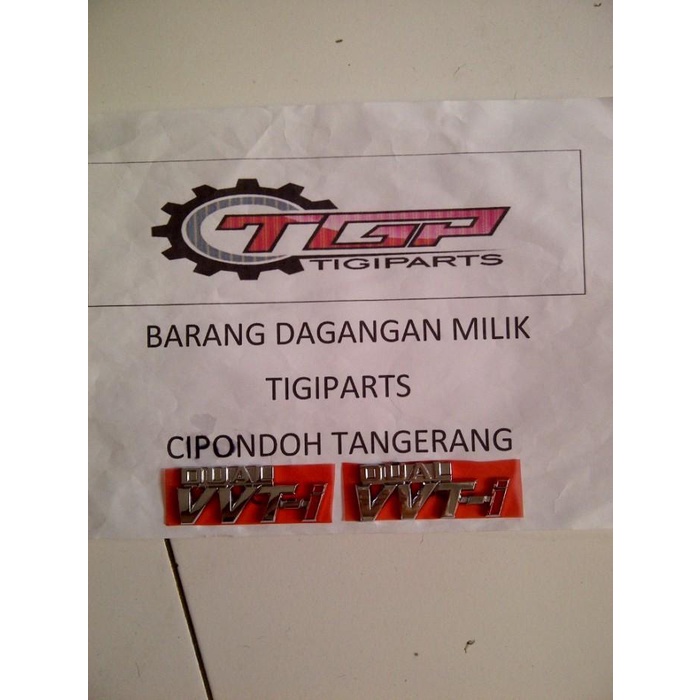 Emblem Dual VVTi VVT-i altis camry
