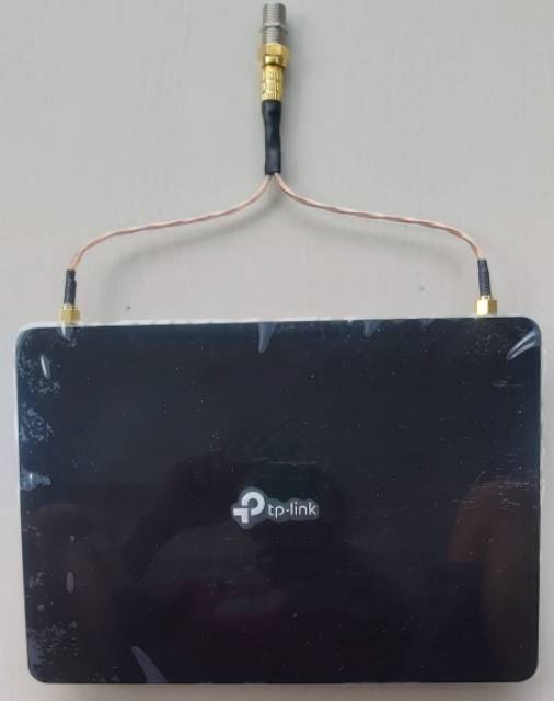 Pigtail dual RG6 to SMA RPSMA male modem wifi home router huawei tplink tenda