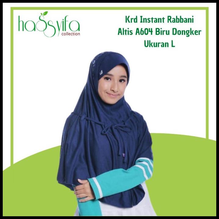 Kerudung Instant Rabbani Altis A604 Biru Dongker