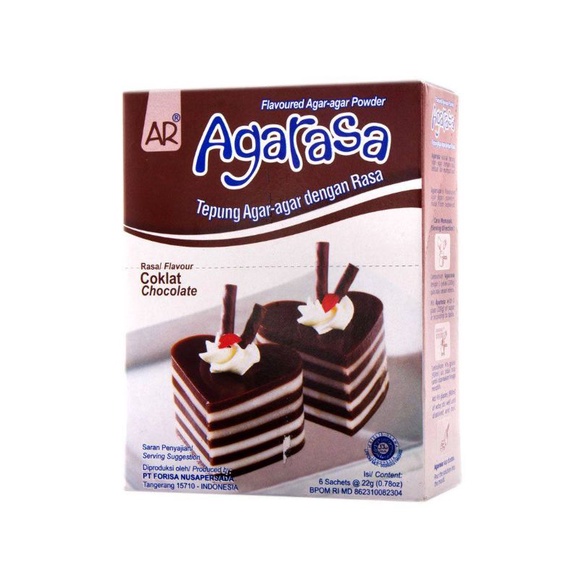 

Agar Rasa Agar Agar Powder Coklat 22G