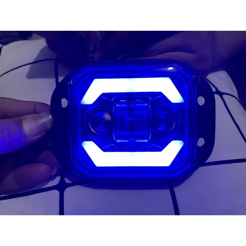 COD LAMPU DEPAN REFLEKTOR 4.5 INCH LED ANGEL LAMPU LED DAYMAKER CUSTOM CRF KLX WR DLL