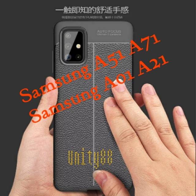 Case Samsung A01 Core 2020 A21S 2020 A51/ A71/ A01/ A21 AutoFocus Leather Premium Softcase Casing Hp