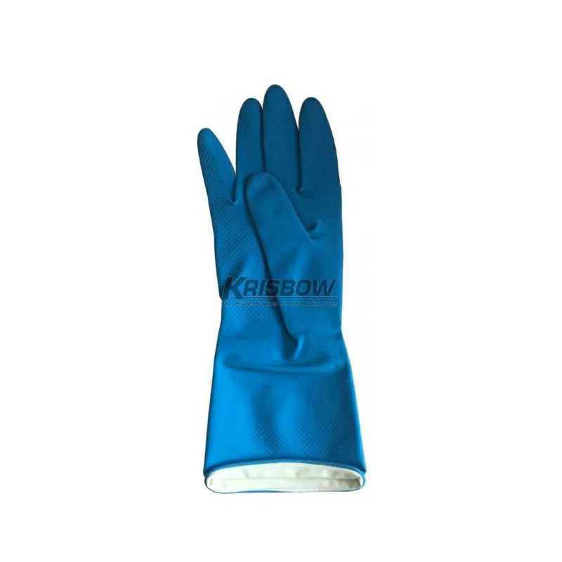 KRISBOW SARUNG TANGAN KERJA Karet BIRU/ WORK GLOVE LATEX BLUE