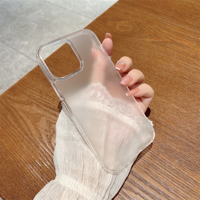 Case Bahan Akrilik tpu Transparan Anti Jatuh Tahan Banting Untuk Iphone 11 12 13pro Max X XS XR XSMAX 7 8 Plus