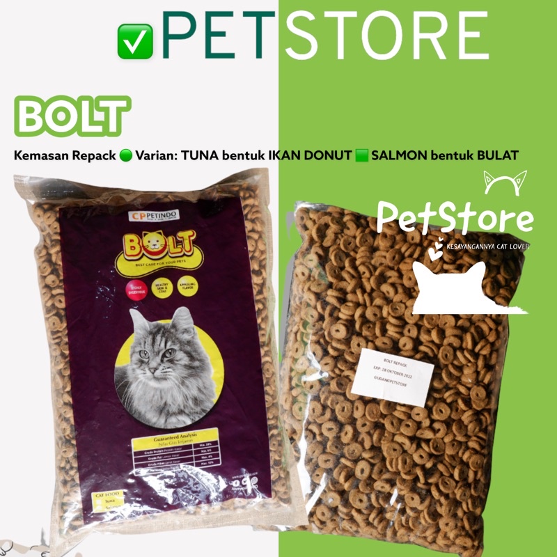 Promo: BOLT REPACK makanan kucing