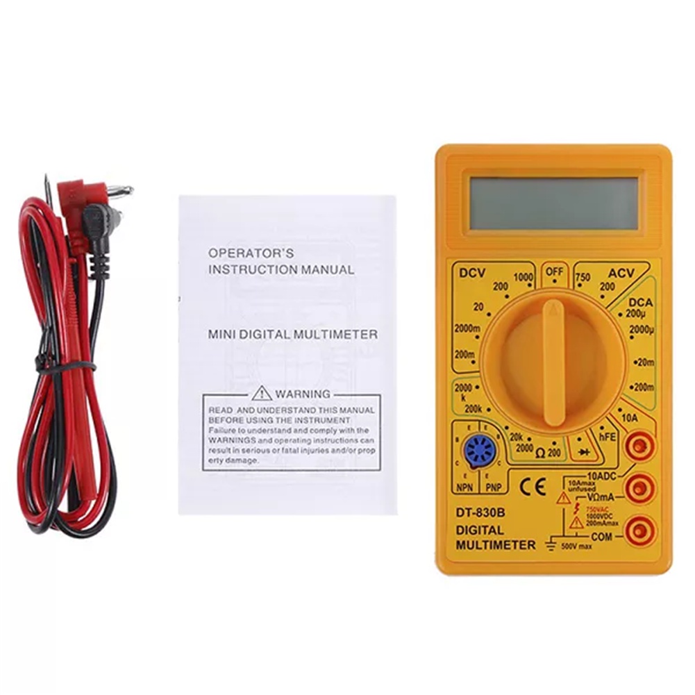 Multimeter DT830B / DT-830B Tofuda Model Avometer Multitester Digital Display LCD