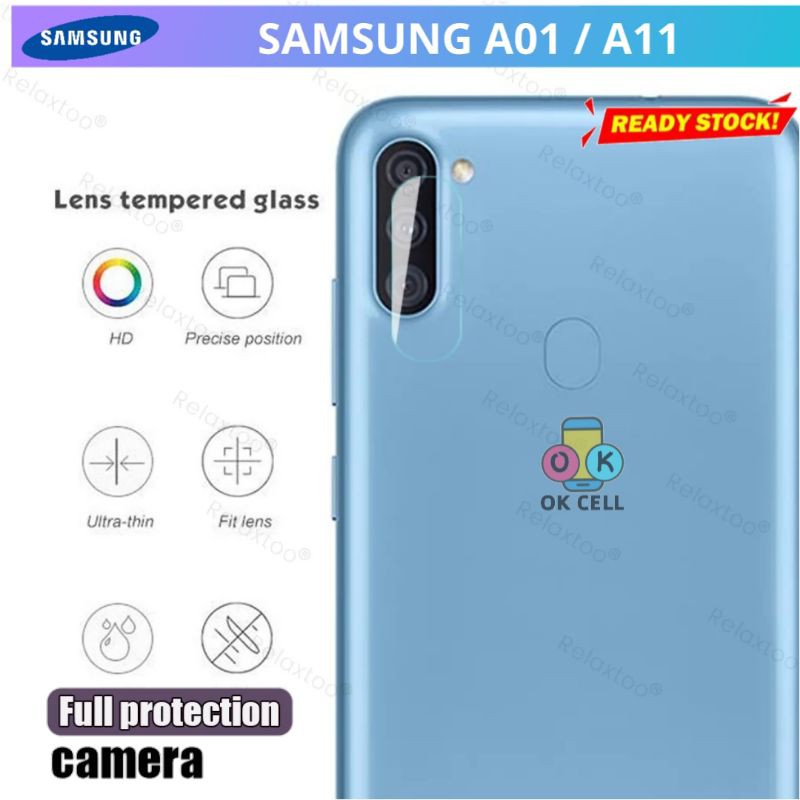 Tempered Glass Kamera Samsung A01 A11 - TG Anti Gores Kaca Kamera Samsung A11.A01 Screen Protector