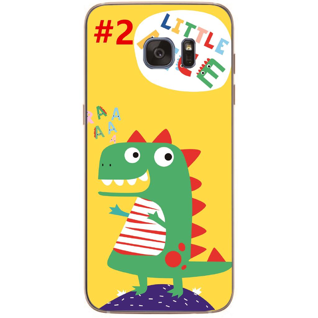 Casing Soft Case TPU Motif Kartun Dinosaurus untuk Samsung