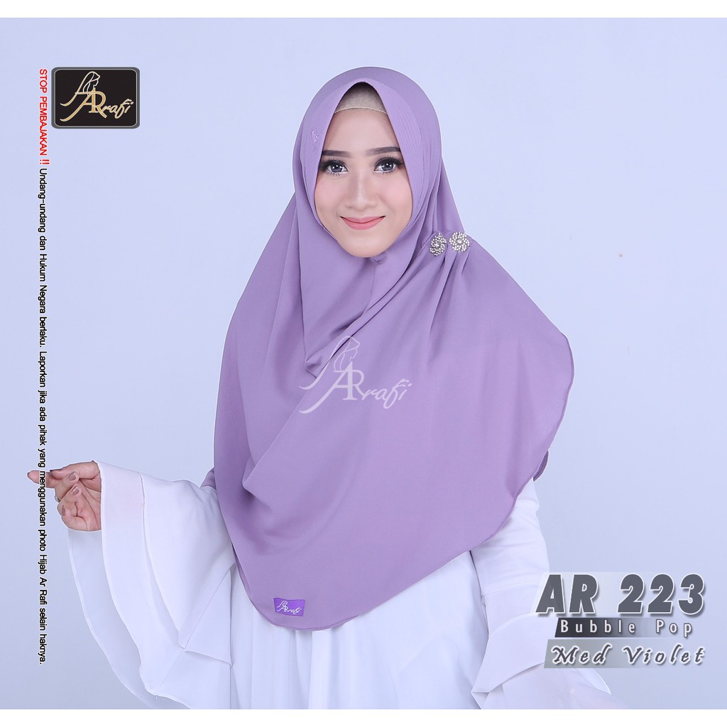 AR RAFI AR 230 PASHMINA INSTAN HIJAB ARRAFI ASLI Shopee Indonesia