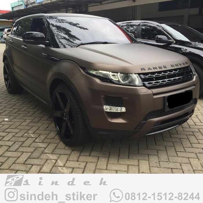 STICKER DEREK SATIN METALLIC GOLDEN BROWN STIKER MOBIL WRAPPING PREMIUM