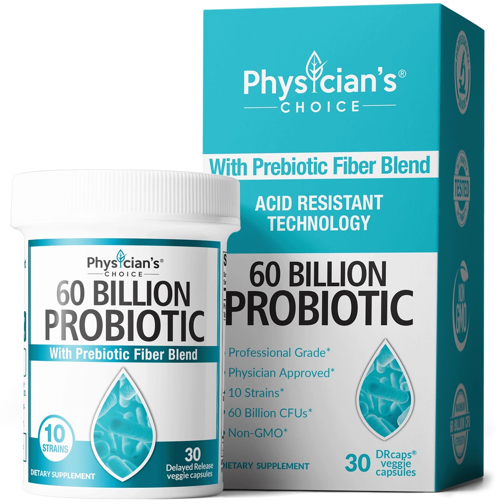 Probiotic Physician Choice 60 Billion CFU / Probiotik Physician Choice 30 Capsules ORI USA