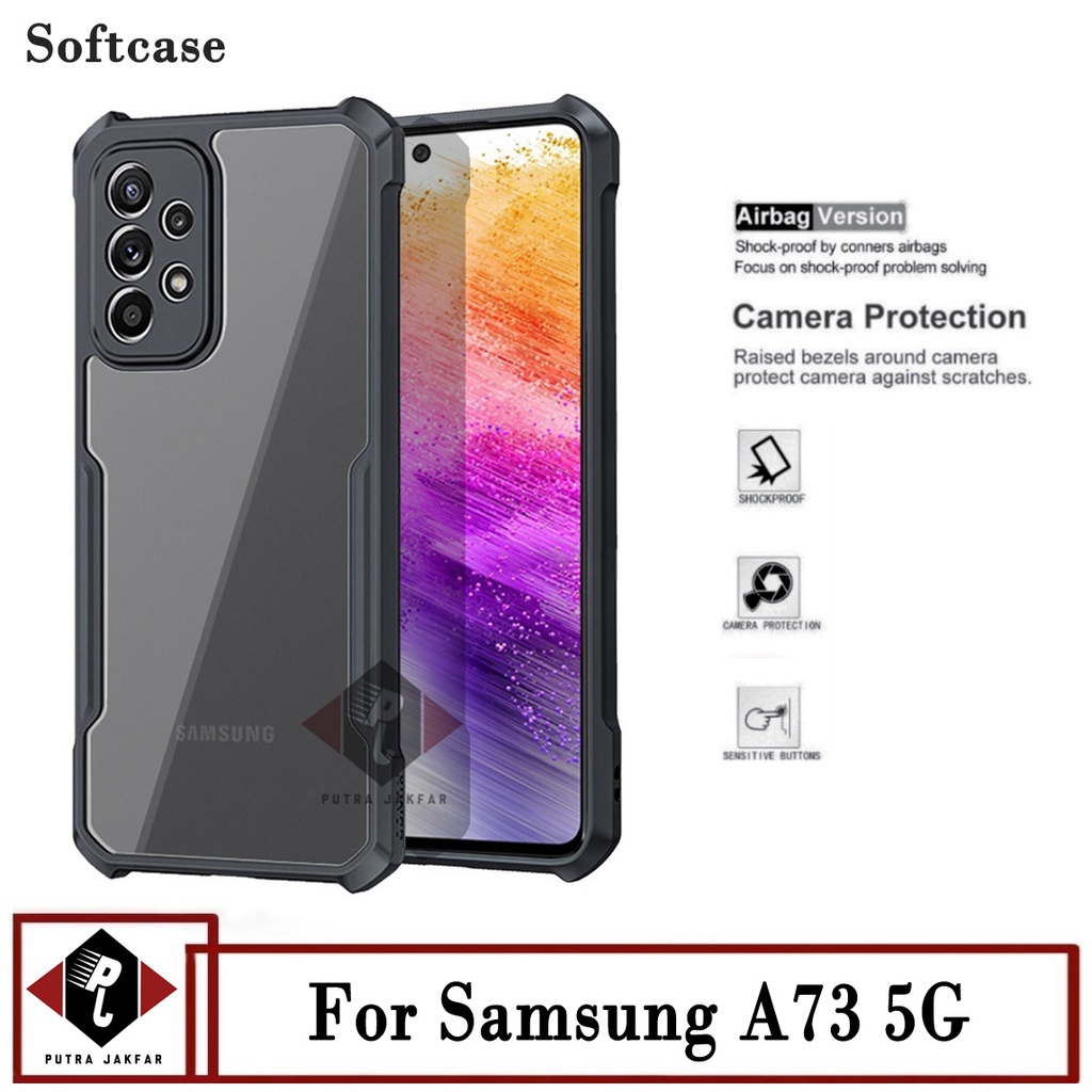 Promo Case Transparan Samsung A73 5G Softcase Clear Slim Armor