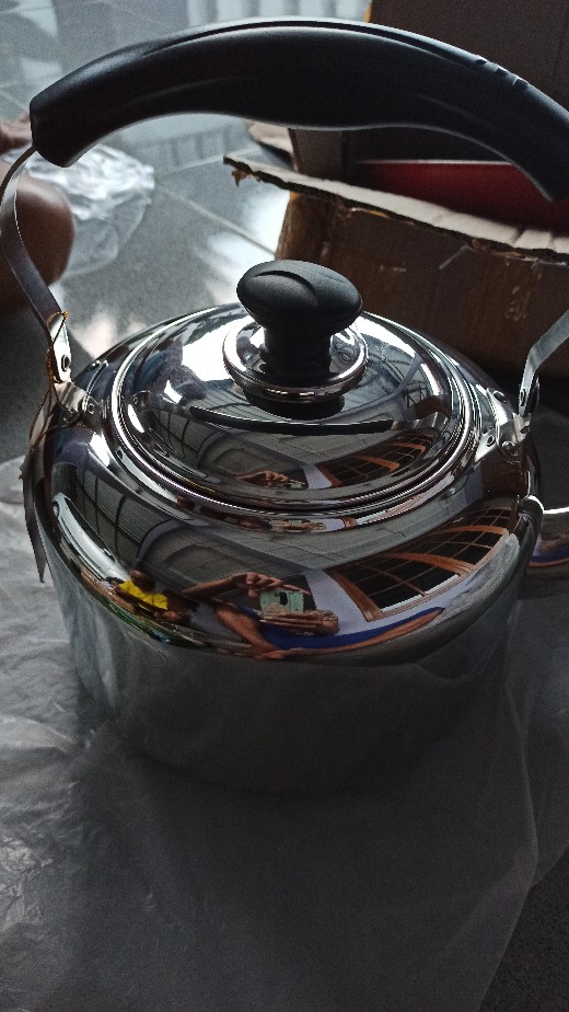 Potobelo New Kettle Stainless Steel / Teko Siul / Bunyi 5 L Cb-5.0