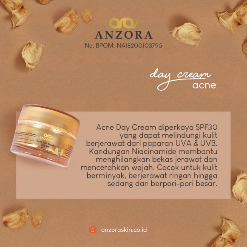 CREAM SIANG DAYCREAM SPF 30 ACNE (kulit SENSITIF BERMINYAK JERAWAT)