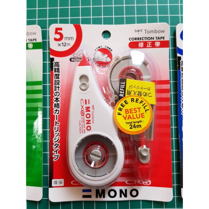 

Unik Tombow Mono Correction Tape + Free Refill Seri Cxcr-Hns Diskon