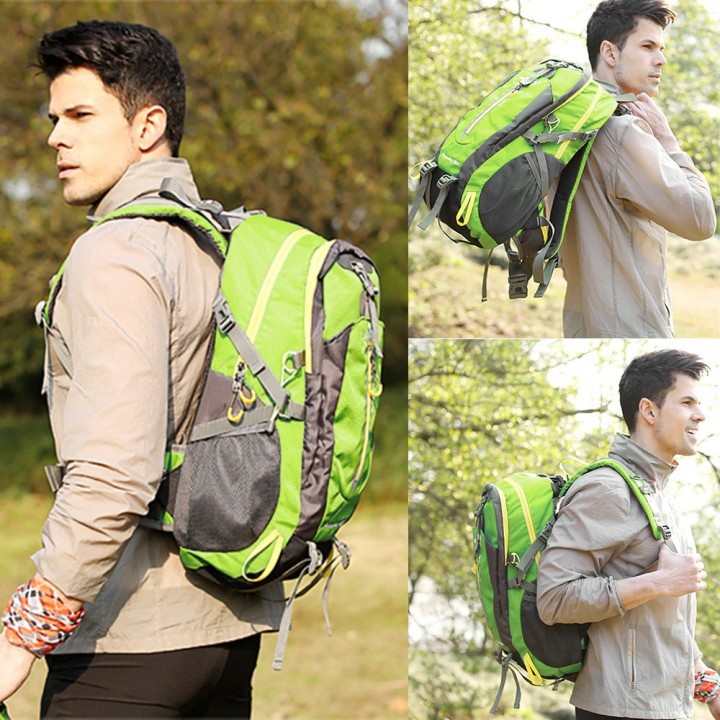 Outdoor Waterproof Sport Bag Camping Backpack - 40L Large Capacity