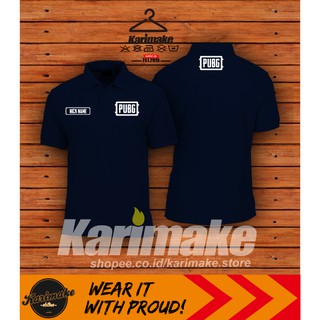 Polo Shirt Kaos Polo Game PUBG Mobile Logo Kaos Game Polo Shirt Kaos Polo Game PUBG Mobile Logo Kaos Game