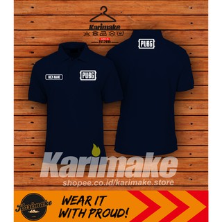  Polo  Shirt Kaos  Polo  Game PUBG Mobile Logo  Kaos  Game 