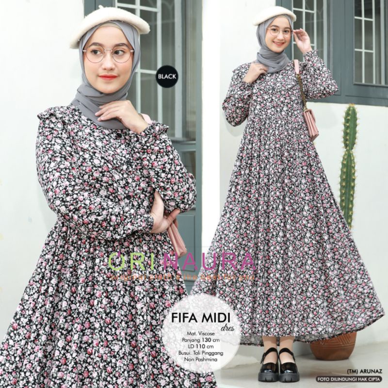 FIFA MIDI/GAMIS/MAXY/DRESS ORI BY NAURA