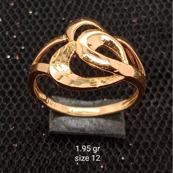 Cincin Emas 17 K - 1.95 gr Kadar 750 - 3358