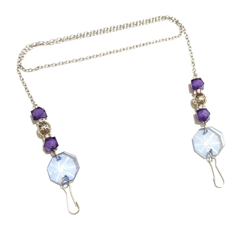 Kalung Gantungan Masker Strap Mask Hanging Samantha Crystal Chain Series Rantai