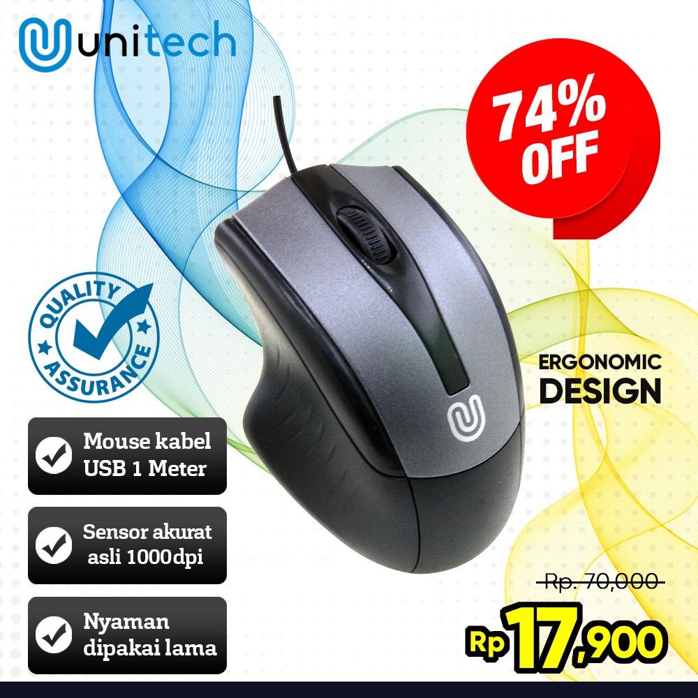 Mouse Kabel USB G5 Unitech Wired USB 1000DPI