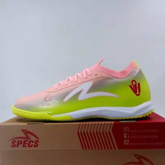 Sepatu Futsal Specs Accelerator Lightspeed II V8 SE In Pastel Pink