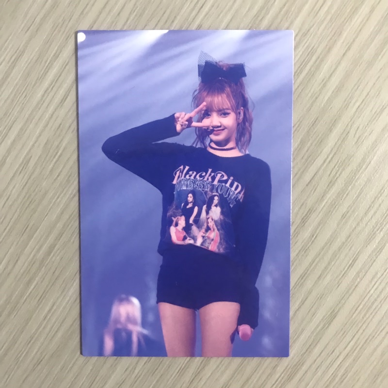 CHECKOUT PHOTOCARD LISA BLACKPINK IN YOUR AREA SEOUL DVD 2018