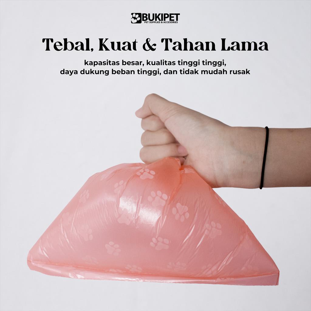 Kantong Plastik Poop Bag Organik / Kantong Kotoran Kucing Anjing Hewan Peliharaan