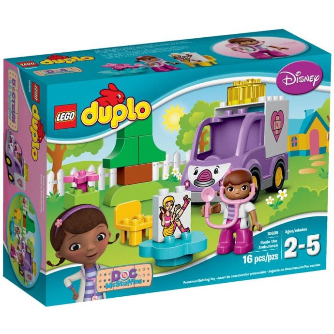ORIGINAL LEGO DUPLO 10605 DOC MCSTUFFINS ROSIE THE AMBULANCE