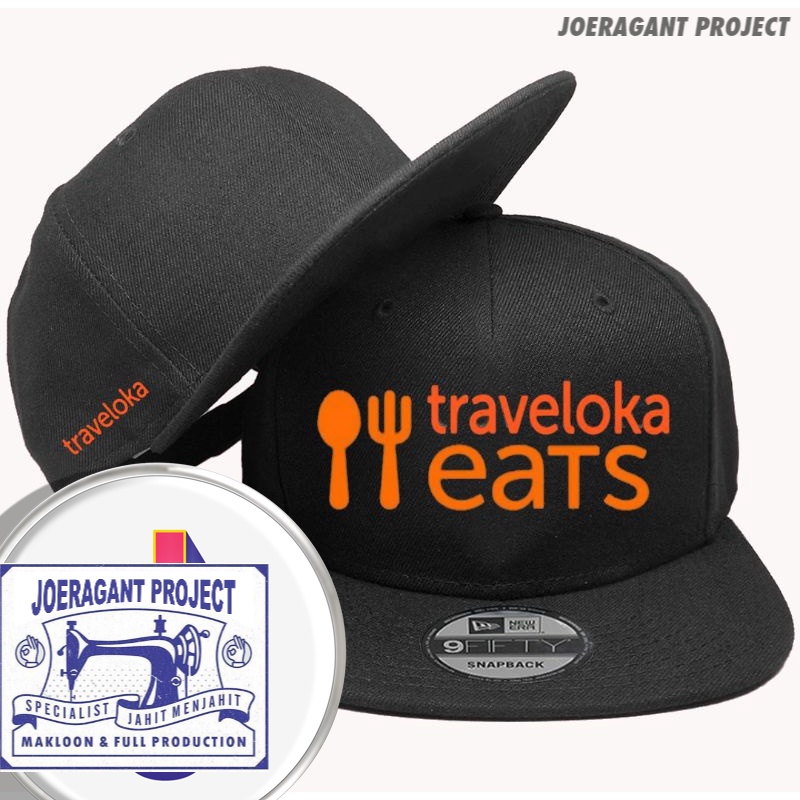 Topi Traveloka Eats Snapback -JP