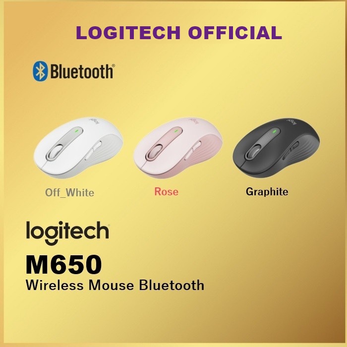 Logitech M650 Wireless Mouse Bluetooh M650/L M 650