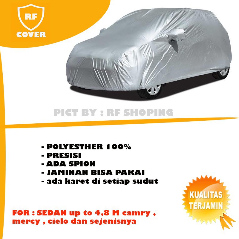 sarung mobil / body cover car cover sedan no 9 panjang up to 5 M camry mercy cielo corolla altis accord camry