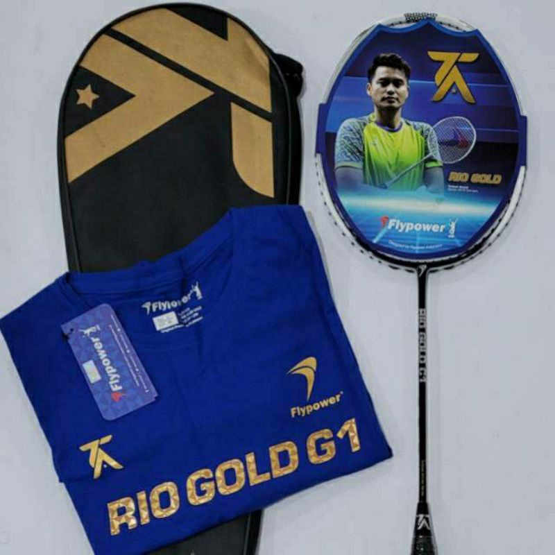 Raket Flypower C1 RioGold Series Original Full set